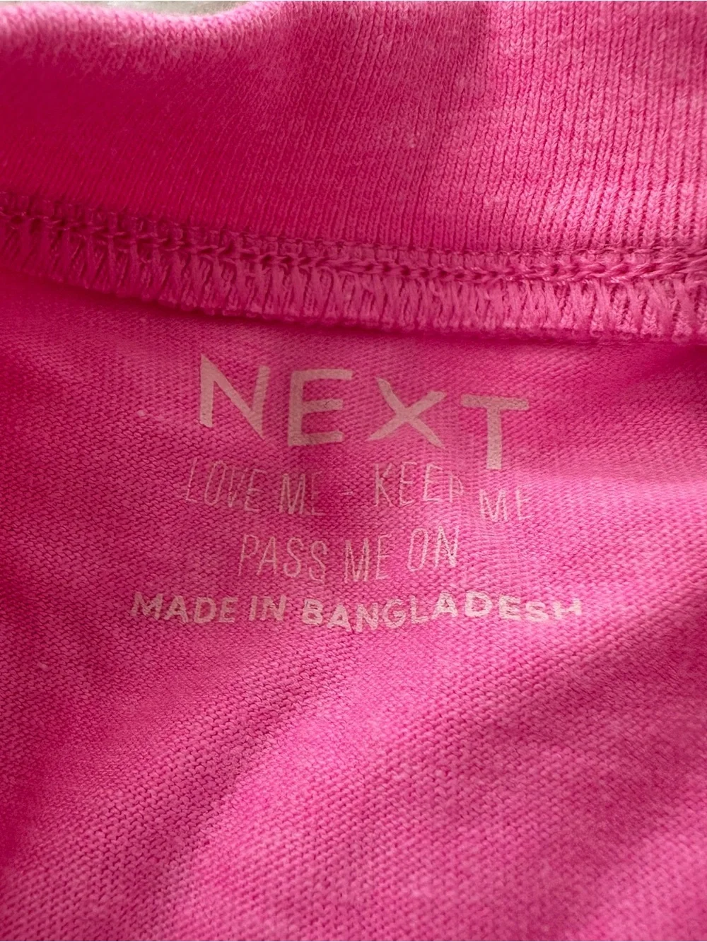 Next Pink/Cream Top & Cycle Shorts Set